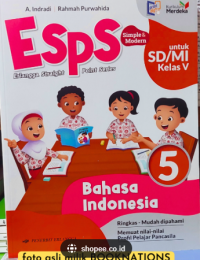 Image of ESPS Bahasa Indonesia SD/MI Kelas 5